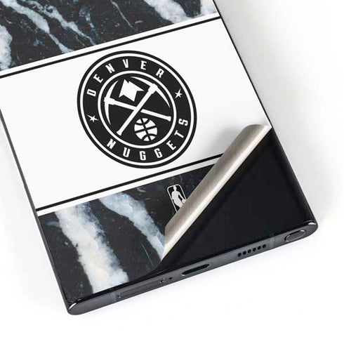 NBA Denver Nuggets Marble Galaxy S25 Ultra Skin